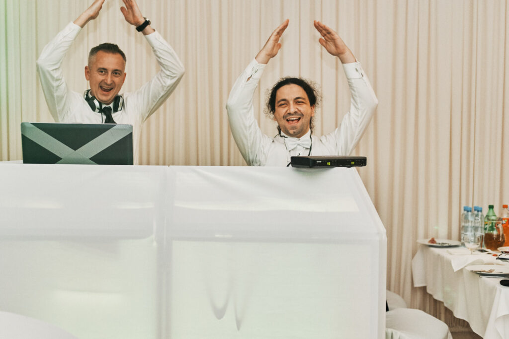 Asia and Radek's wedding reception